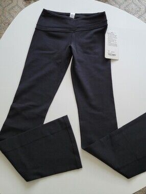 NWT Black Ivivva by Lululemon Luon Pants Kids Size 10
